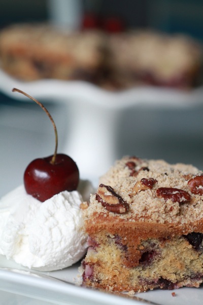 Cherry Cake Slice