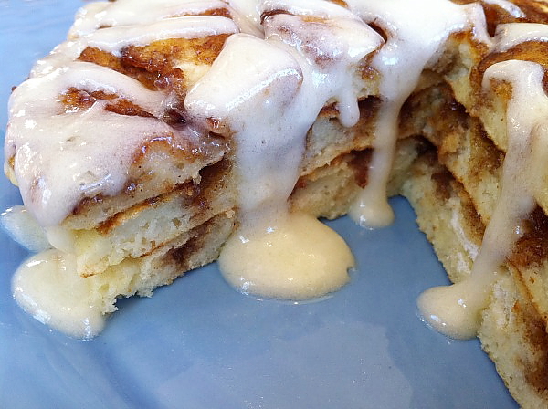 Cinnamon Roll Pancakes