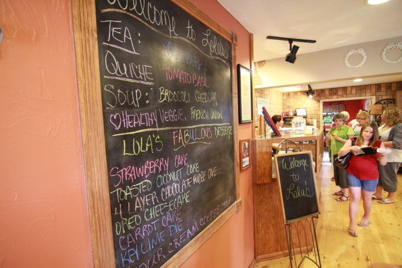 Lola's Chalkboard Menu