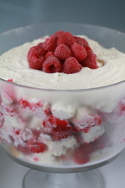 Raspberry White Chocolate Almond Cream Cheese Frosting Cake 2