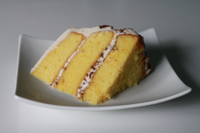 Buttered Pecan Cake with Bourbon Cream Cheese Frosting 2