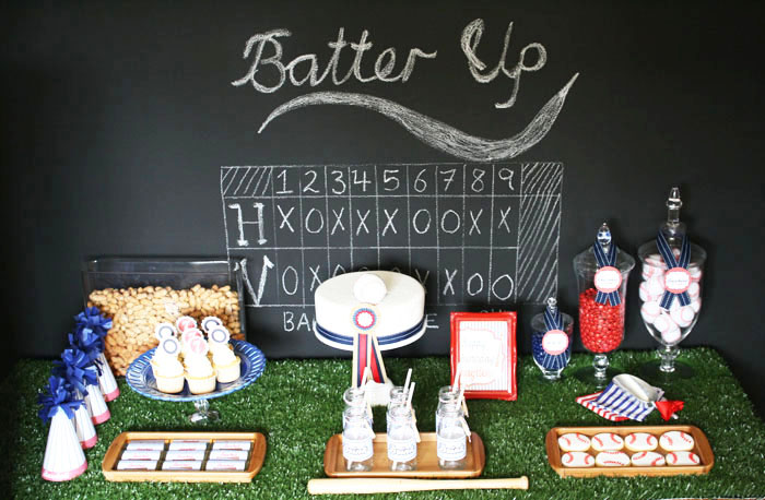 Batter Up Dessert Table