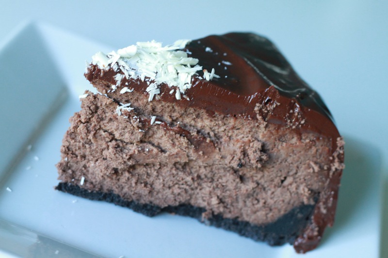 Dark Chocolate Cheesecake Slice 1