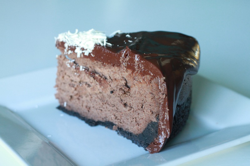 Dark Chocolate Cheesecake Slice 2