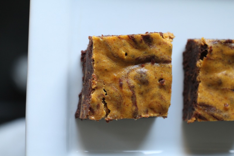 Pumpkin Cheesecake Brownie 2
