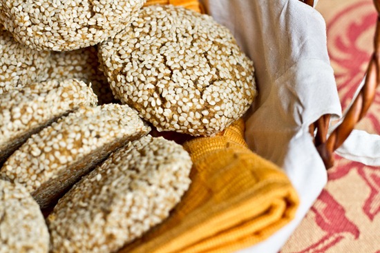 Pumpkin Sesame Cookies