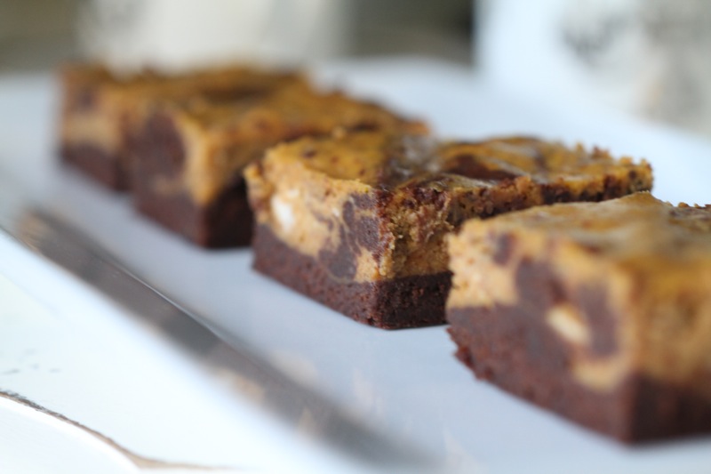 Pumpking Cheesecake Brownie 3