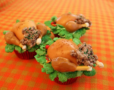 Turkey and Stuffing Cupcakes