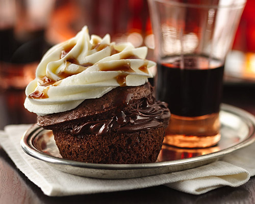 Bourbon Chocolate Cupcakes