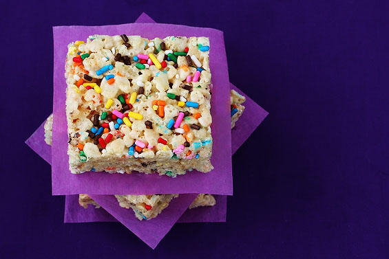 Cake Batter Rice Krispies