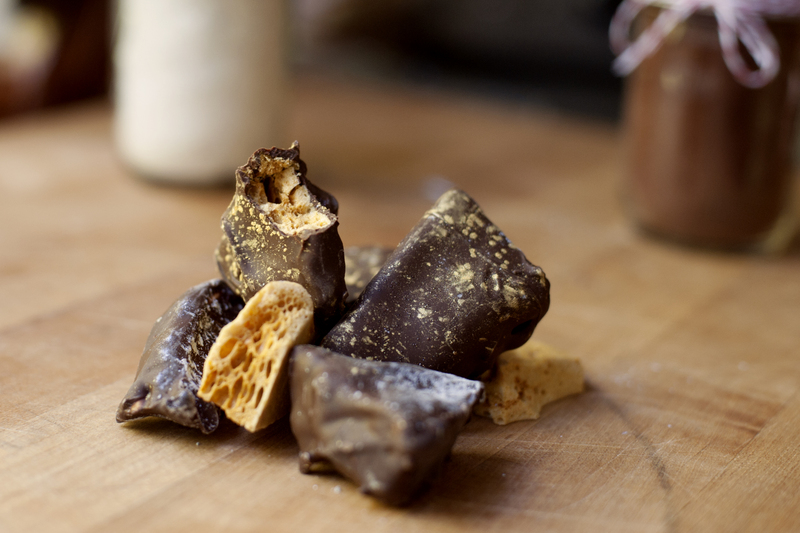 Chocolate Covered Coffee Crackle Crunch