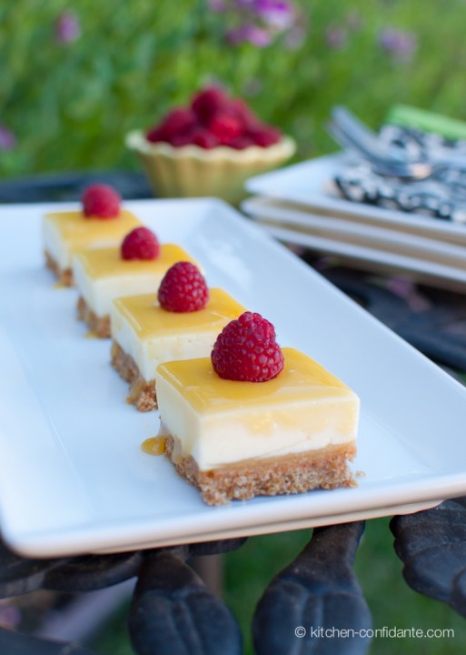 Lemon Curd Cheesecake Bars