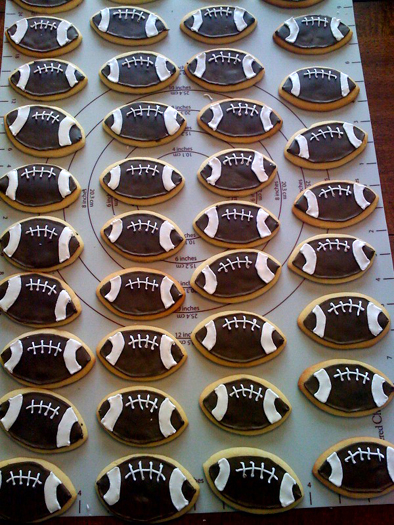 Football Sugar Cookies BrownEyed Baker