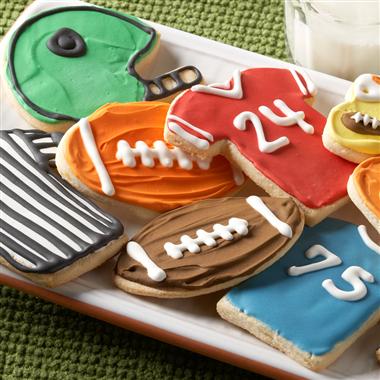 Football Sugar Cookies