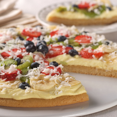 Fruit Topped Sugar Cookie Pizza