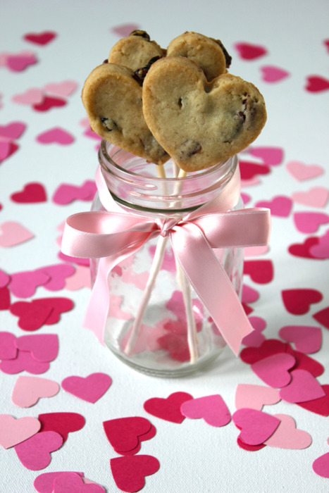 Heart Cookie Pops