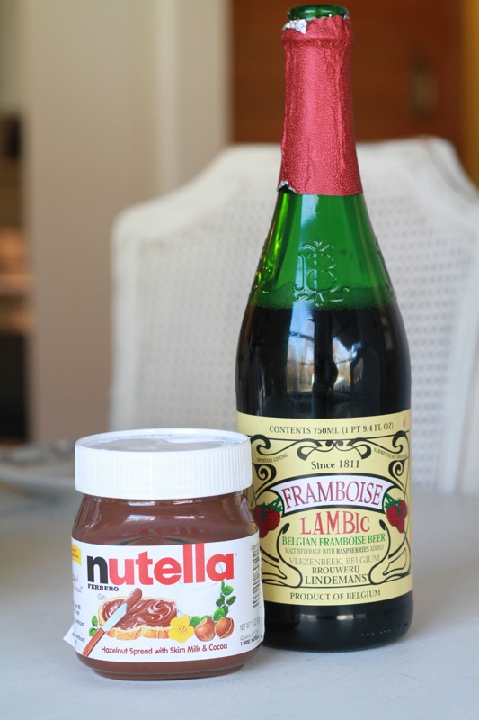 Nutella and Framboise Lambic