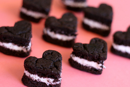 Oreo Cakester Hearts