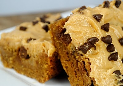 Peanut Butter Blondies