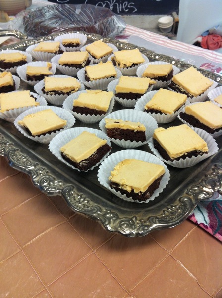 Brownie with Peanut Butter Frosting