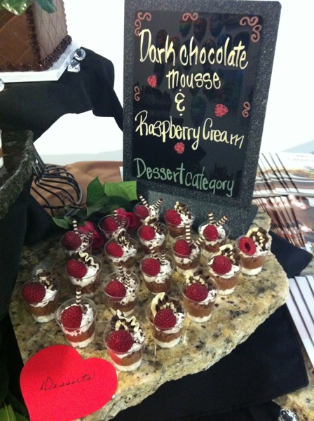 Choc Mousse Raspberry Cream Cups