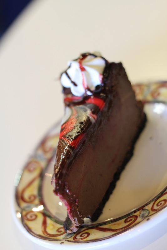 Chocolate Raspberry Swirl Cheesecake