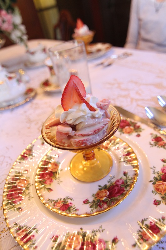 Strawberries in Chantilly Creme