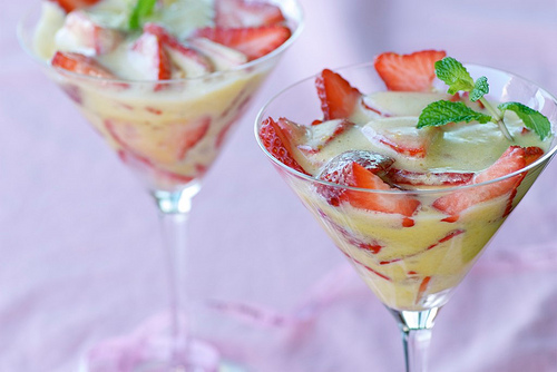 Strawberry Zabaglione