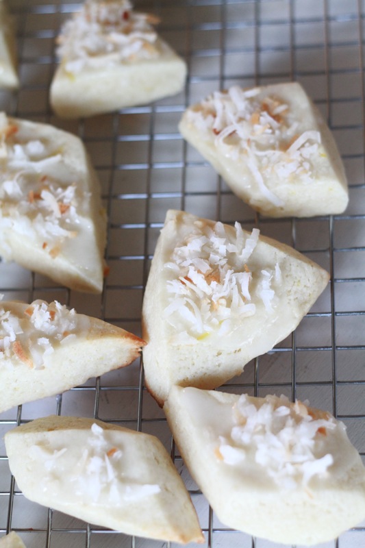 Lemon Coconut Cream Scones 3