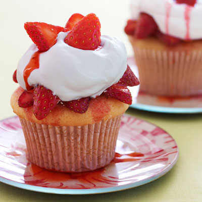 Strawberry Shortcake Cupcakes