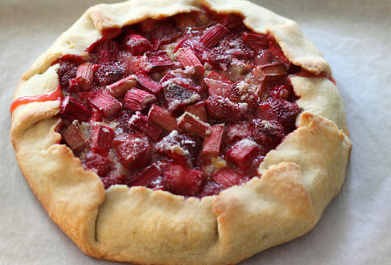 Strawberry Rhubarb Galette