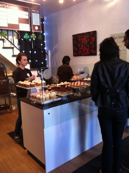 Alexandria Cupcake Counter and Menu