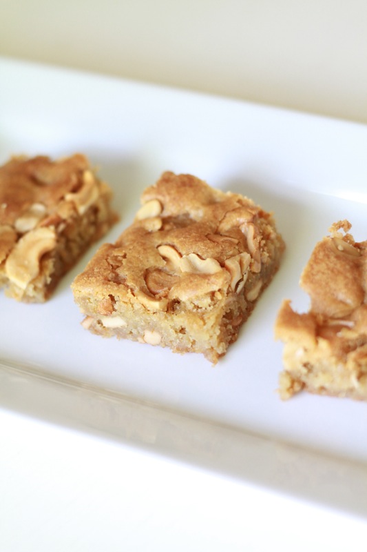 Brown Sugar Cashew Blondies 3