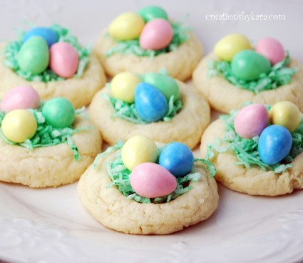 Easter Bird's Nest Cookies