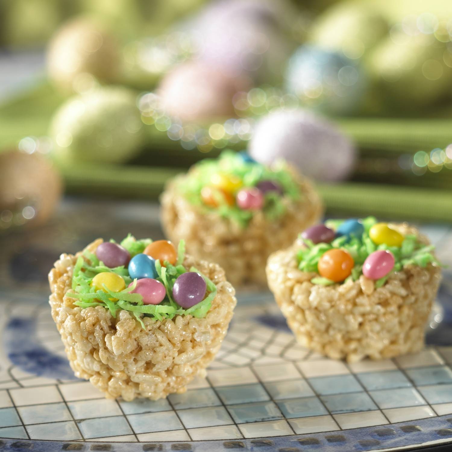 Rice Krispie Easter Baskets