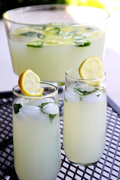 Sparkling Basil Lemonade 2