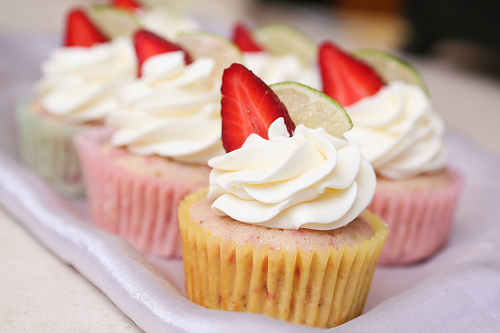Strawberry Margarita Cupcakes