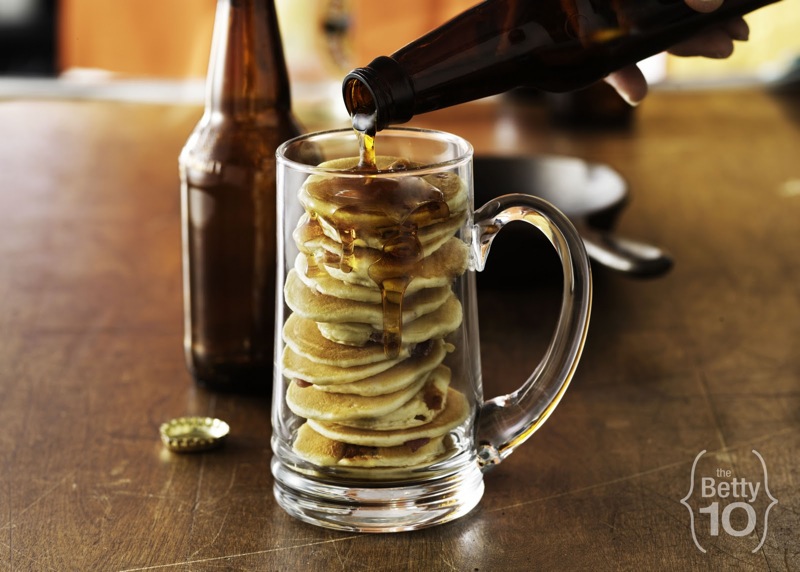 Beer and Bacon Pancakes