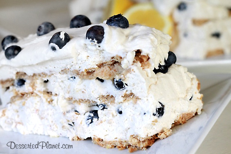 Blueberry Lemon Icebox Cake 2