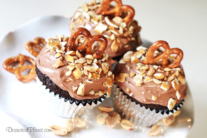 Chocolate Stout Peanut Butter Cheesecake Cupcake 1