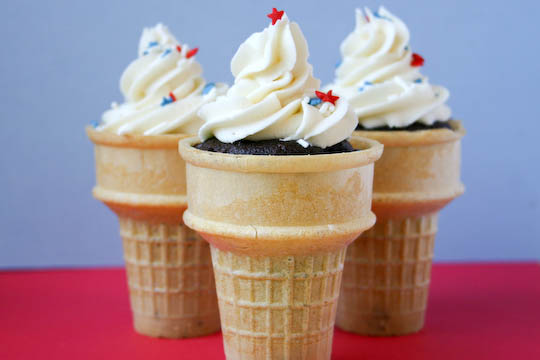 Ice Cream Cone Cupcakes