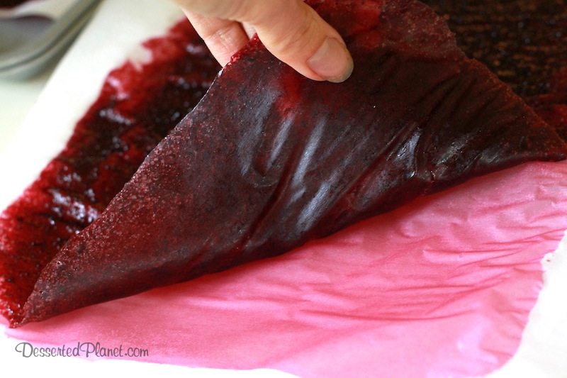 Cherry Fruit Leather Peeling