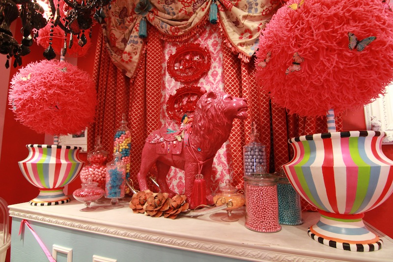 Red Pink Room Mantle