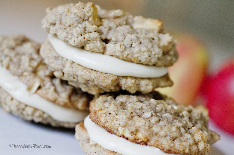 Caramel Apple Sandwich Cookies