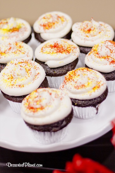 Fire Truck Party Cupcakes