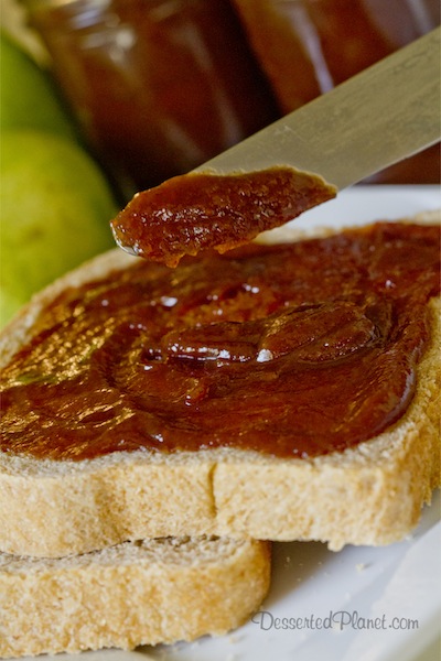 Pear Butter on Toast