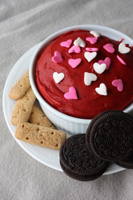 Red Velvet Cake Batter Dip