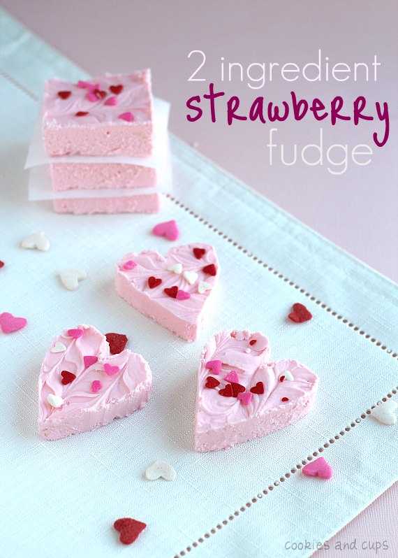 2-Ingredient Strawberry Fudge