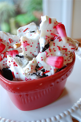Cupid Corn Cookie Bark