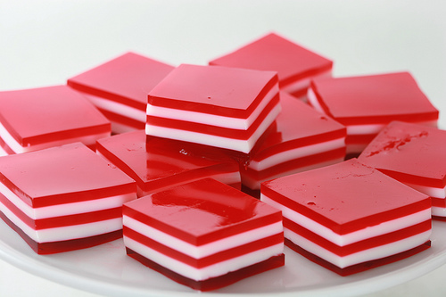 Valentine's 5-Layer Finger Jello